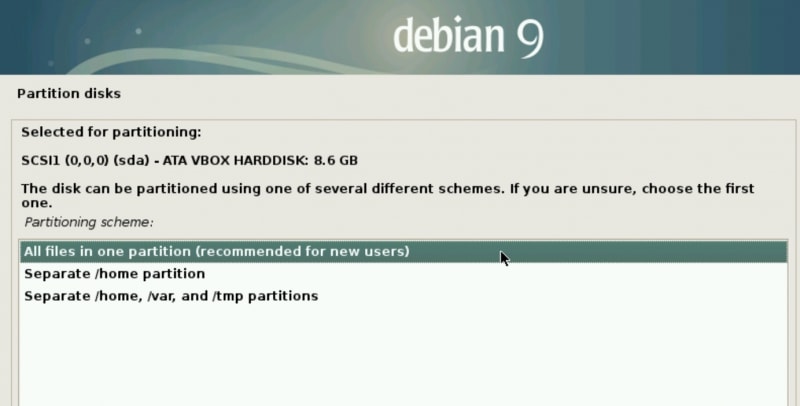 Partition Disks 3