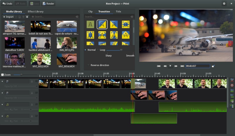 Pitvi video editor