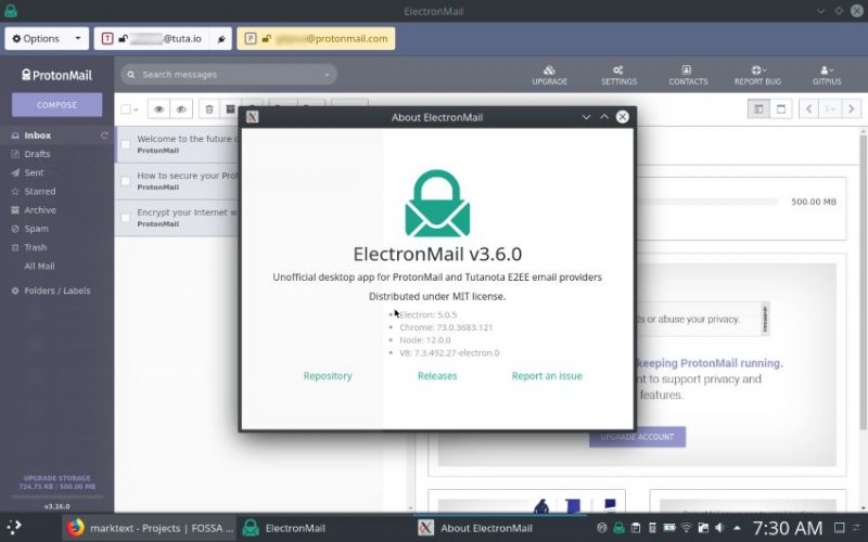 Electron Mail About