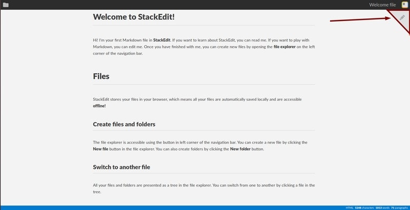 StackEdit Reader Mode