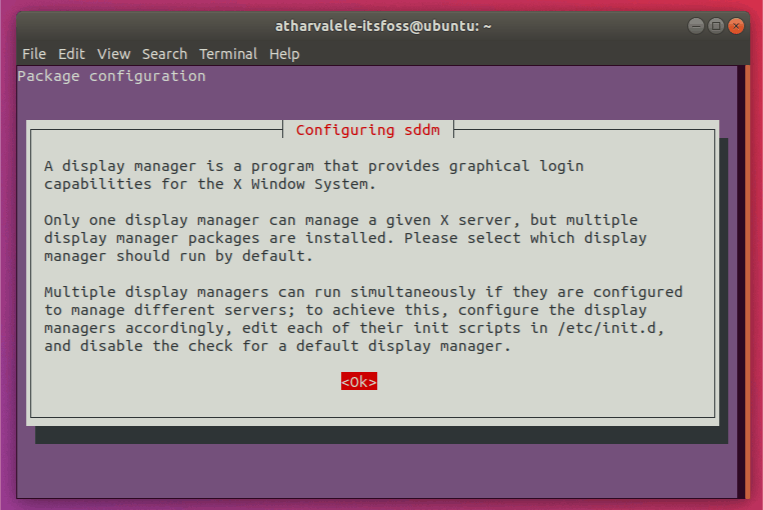 Ubuntu Install Kde Desktop Sddm