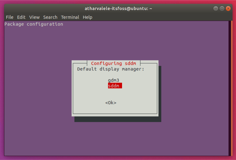 Ubuntu Install Kde Desktop Sddm Select