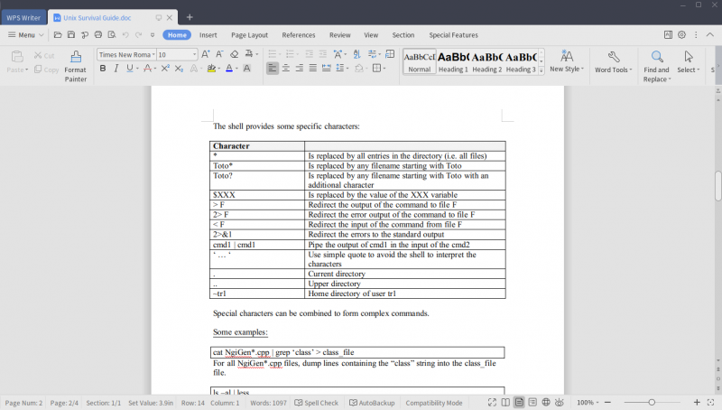 WPS Office on Linux is a Free Alternative to Microsoft Office