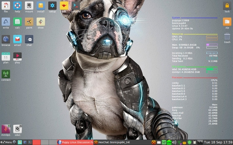 Puppy Linux Bionic