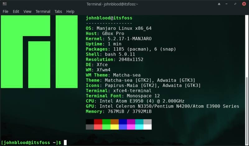 Manjaro On Gbox Pro