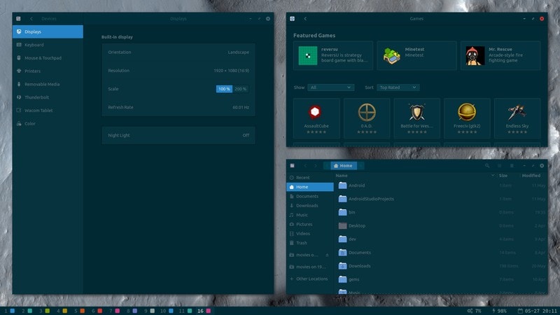 Regolith Linux Desktop Screenshot Apps