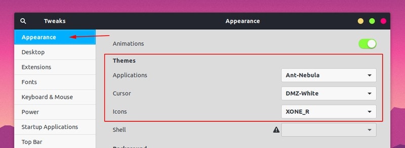 Change Theme Ubuntu Gnome