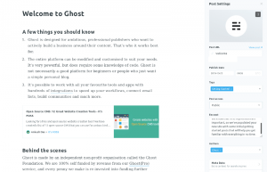 Open Source CMS Ghost 3.0 Released with New features for Publishers