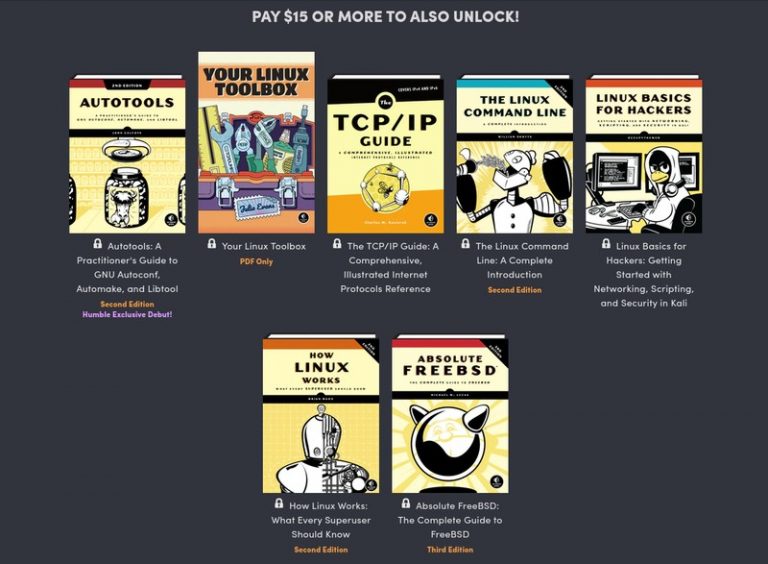 Get Premium Linux eBooks Worth 723 for 15 [Humble Bundle Deal]