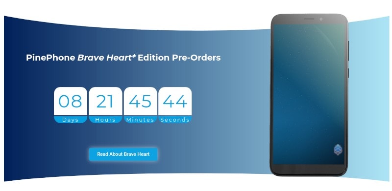 Pinephone Brave Heart Pre Order