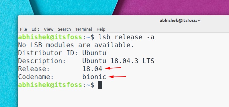 Ubuntu Version Check