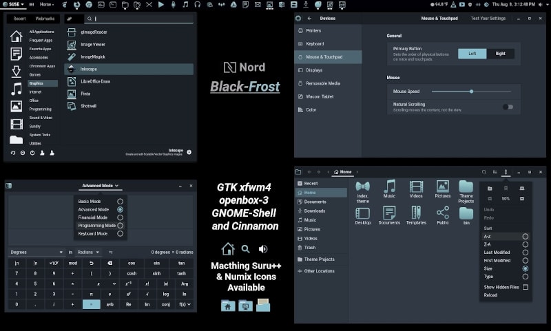 Flattice and FlatBird Gtk & Xfce themes for Ubuntu/Linux Mint - NoobsLab