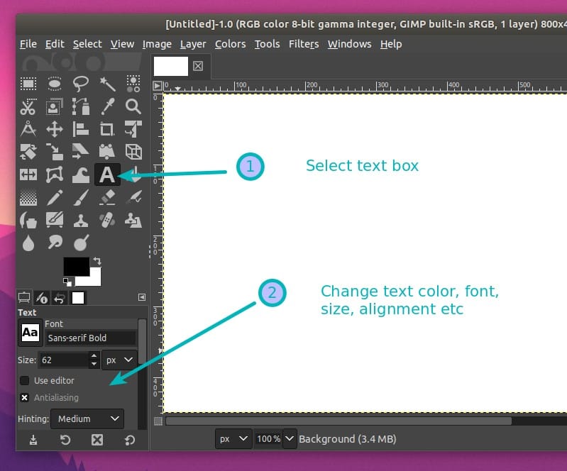 How To Outline Text In GIMP in 3 Simple Steps 