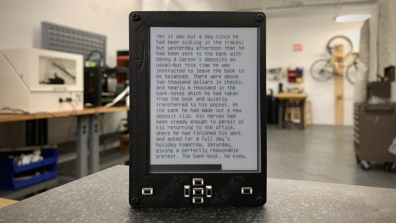 Open Book Under Development eBook reader