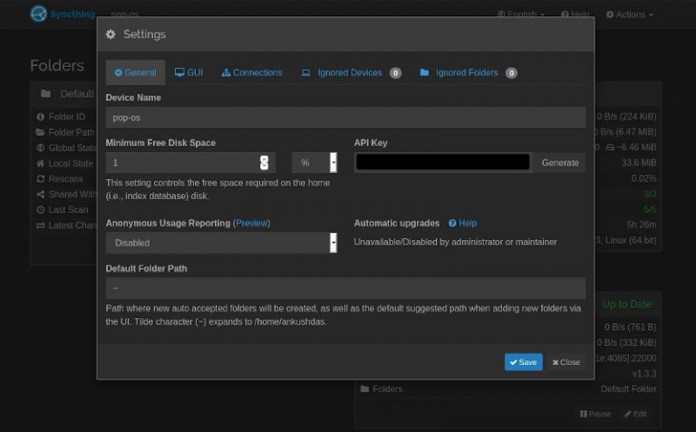 Syncthing: Open Source P2P File Syncing Tool