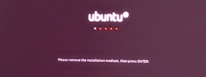 Ubuntu Finished Installation