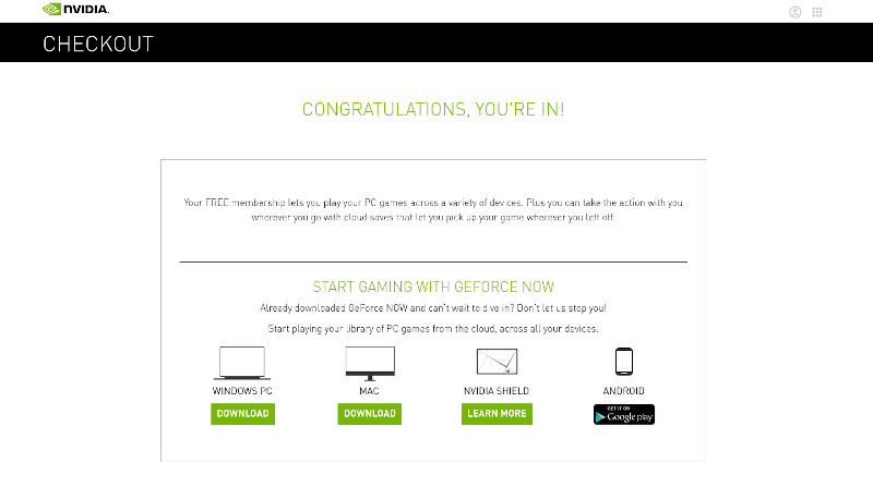 Nvidia Geforce Now