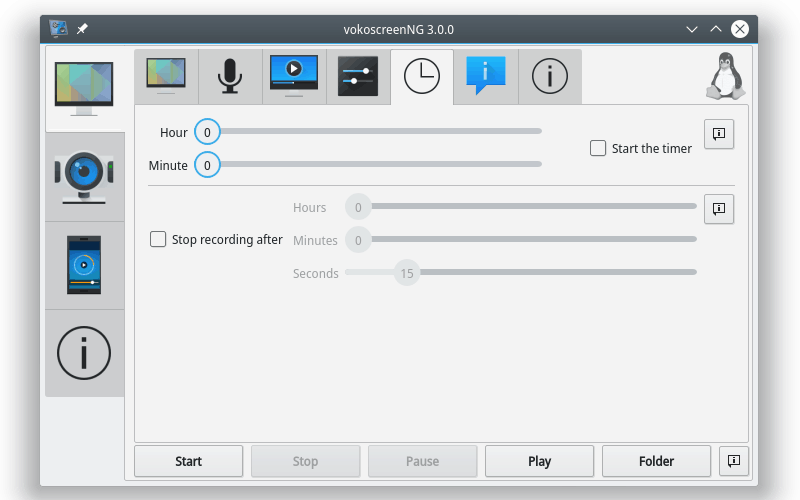 Set Timing VokoscreenNG