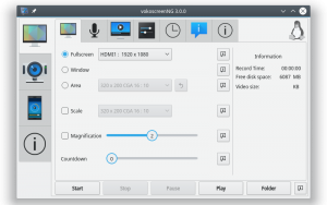 VokoscreenNG: Open Source Screencasting Tool