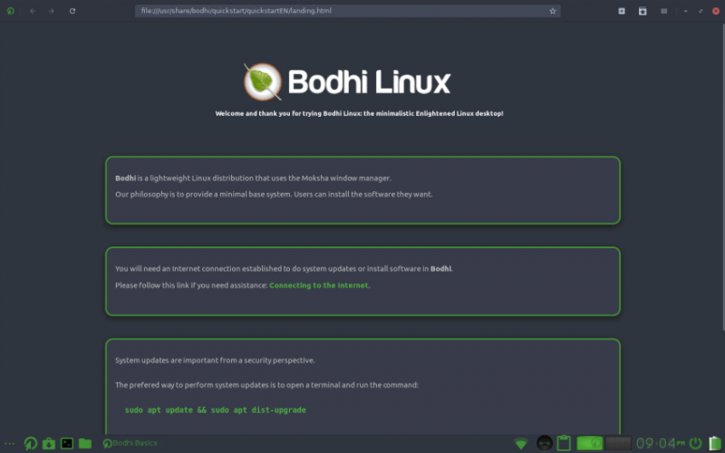  Bodhi Linux