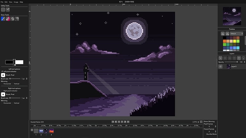 Create Stunning Pixel Art With Free and Open Source Editor Pixelorama