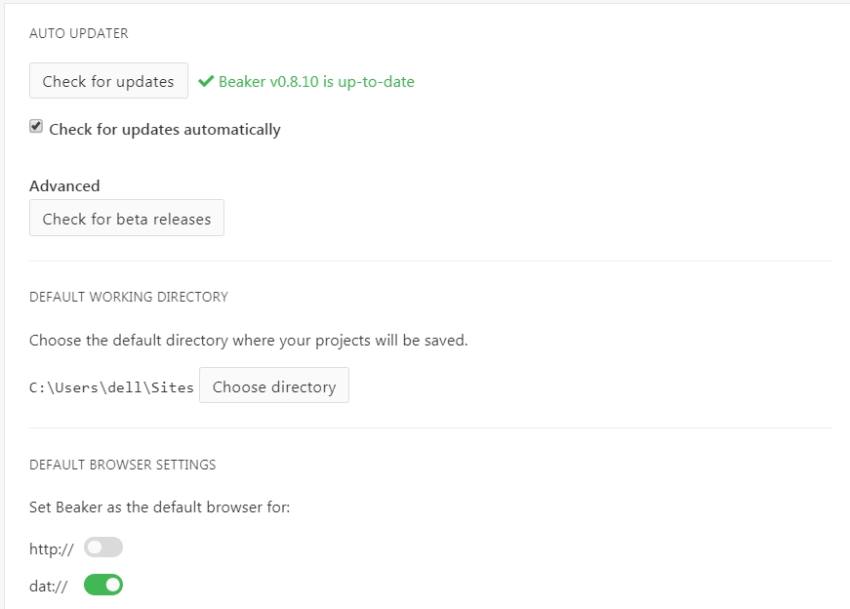 Browse the Peer-to-peer Web With Beaker Browser