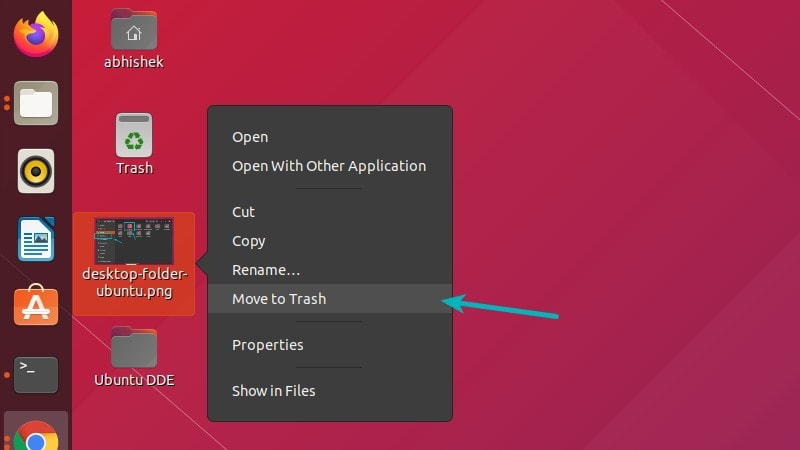 Delete Files From Desktop Ubuntu