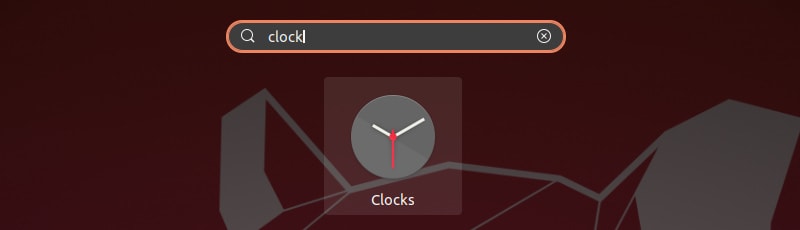 Gnome Clocks App in Ubuntu
