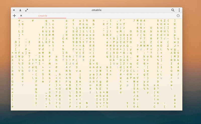 Matrix Screen Command