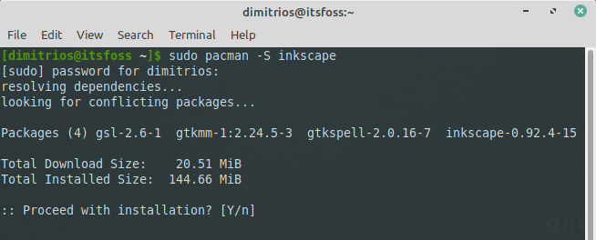 pacman package manager