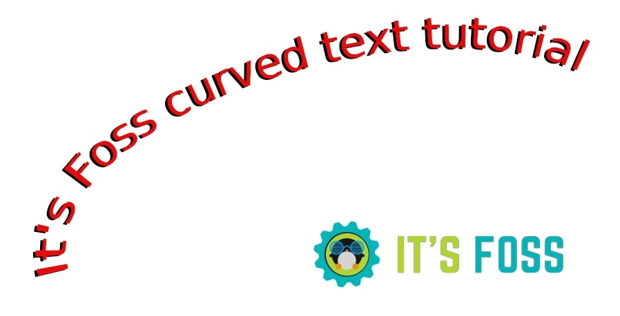 Curved text in GIMP