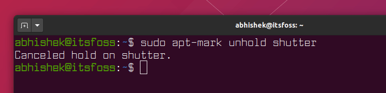 Resume Update On Packages Ubuntu