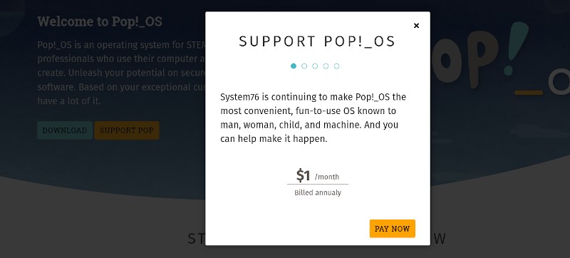 Support Pop Os