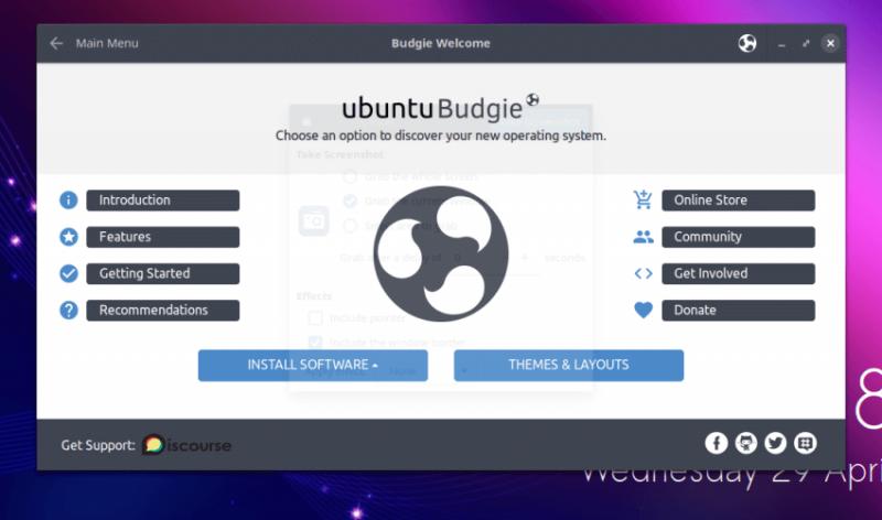 Ubuntu Budgie Welcome