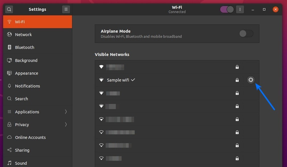 Ubuntu show saved Wifi Password