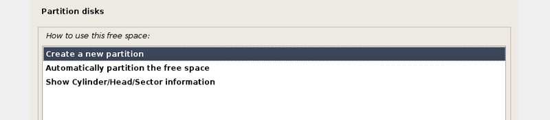 Debian Creating New Partition