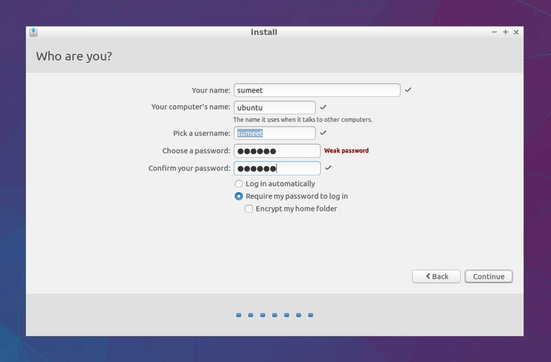 Lubuntu Creating New User