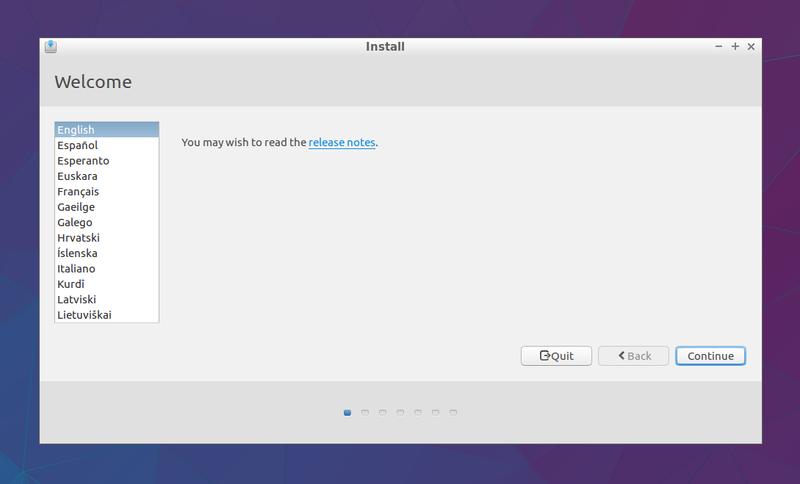 Lubuntu Installation Wizard