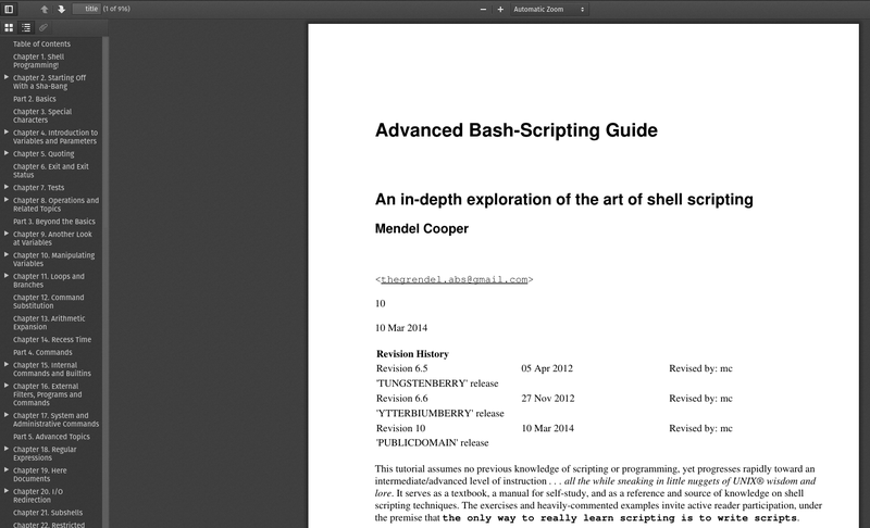 Advanced Bash Scripting Pdf