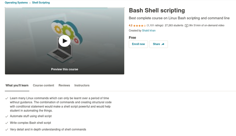 Bash Shell Scripting