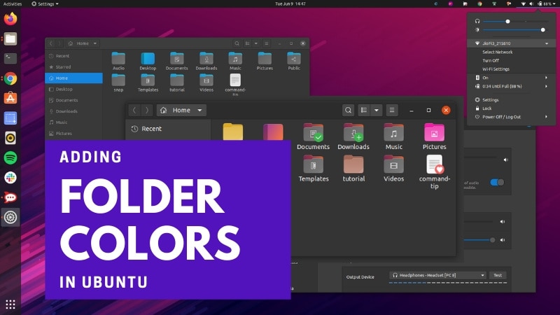 Bạn đã bao giờ cảm thấy mệt mỏi với màu sắc trang trí thư mục trong Ubuntu 20.04? Hãy thử thay đổi và tạo sự mới mẻ cho giao diện của mình. Hình ảnh liên quan sẽ giúp bạn thao tác đơn giản chỉ với vài bước đơn giản.