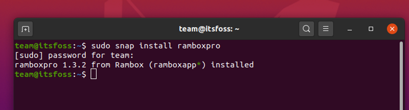 Install Rambox Pro
