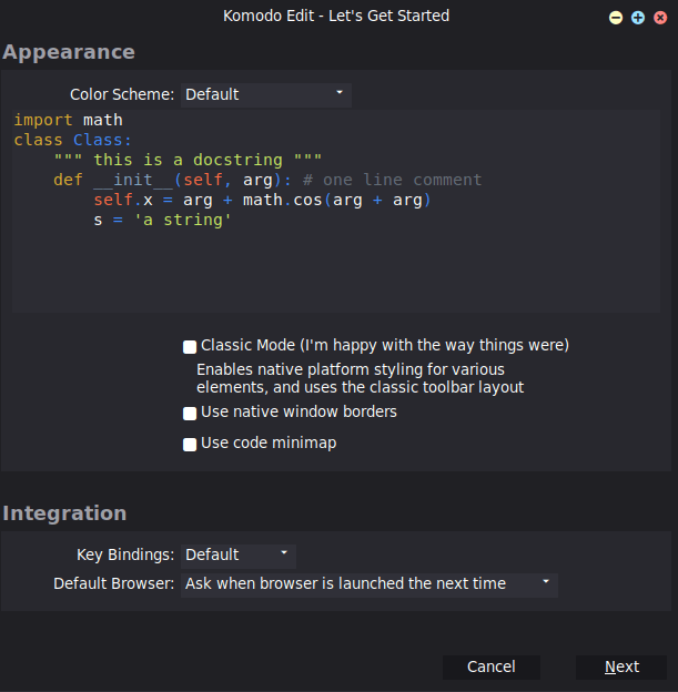 Komodo Edit Setup