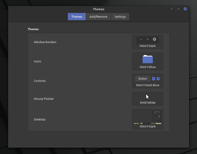 Linux Mint 20 Theme