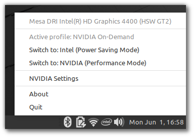 Nvidia Prime Applet Linux Mint 20