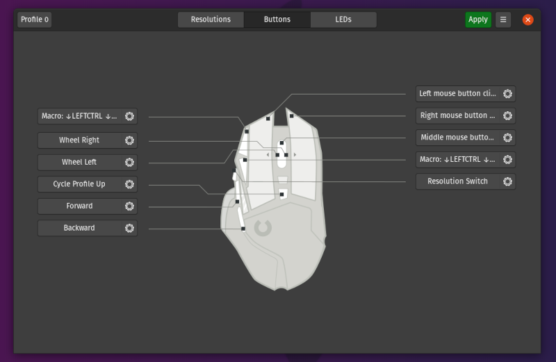 morgenmad ugunstige Indflydelse How to Configure Gaming Mouse on Linux Using Piper GUI Tool