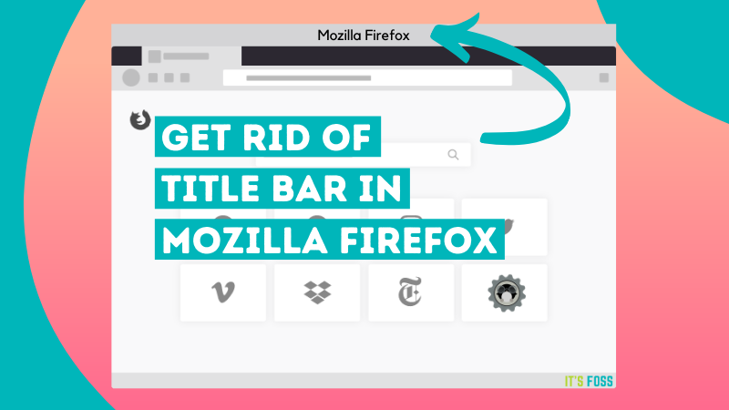 Remove Title Bar Firefox
