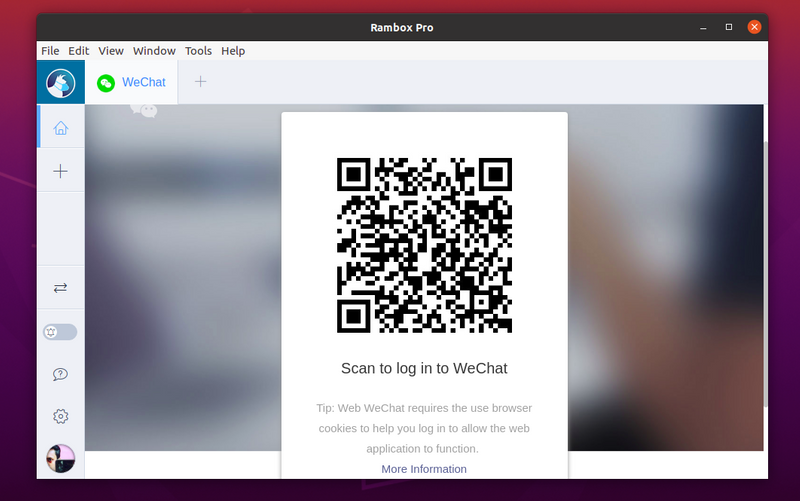 Scan Qr Code for WeChat in Linux