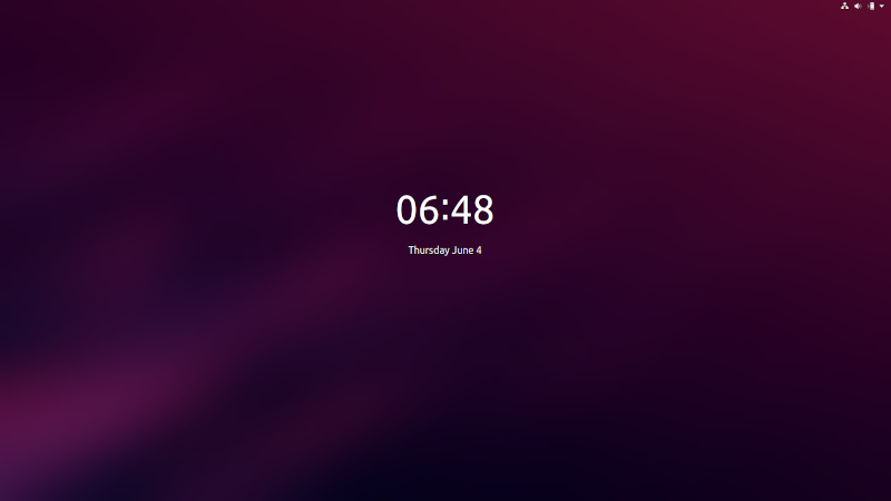 Ubuntu Lockscreen Screenshot