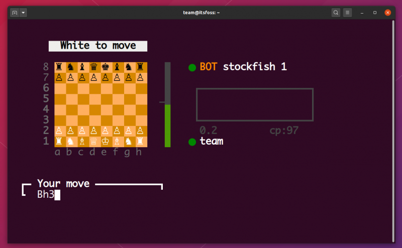 Terminal chess